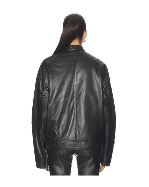 EB DENIM Black Domenico Bomber Jacket