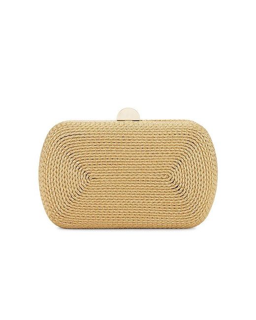 Olga Berg Natural Martina Coiled Rope Clutch