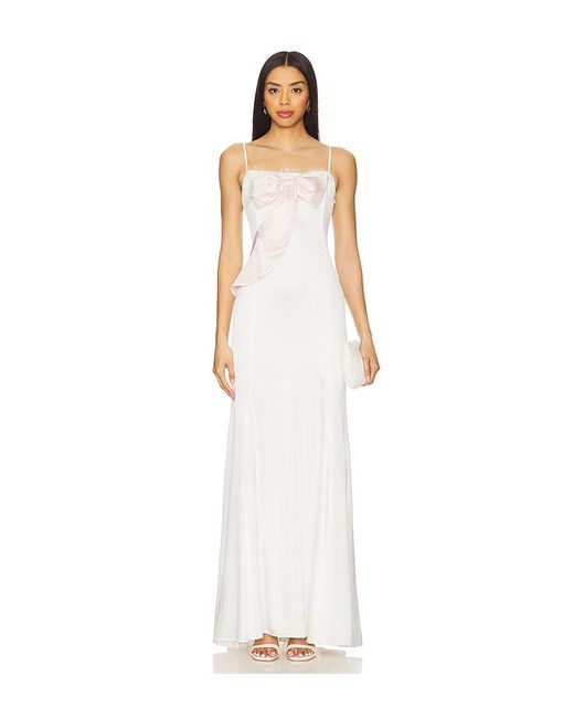 For Love & Lemons White Eliana Gown