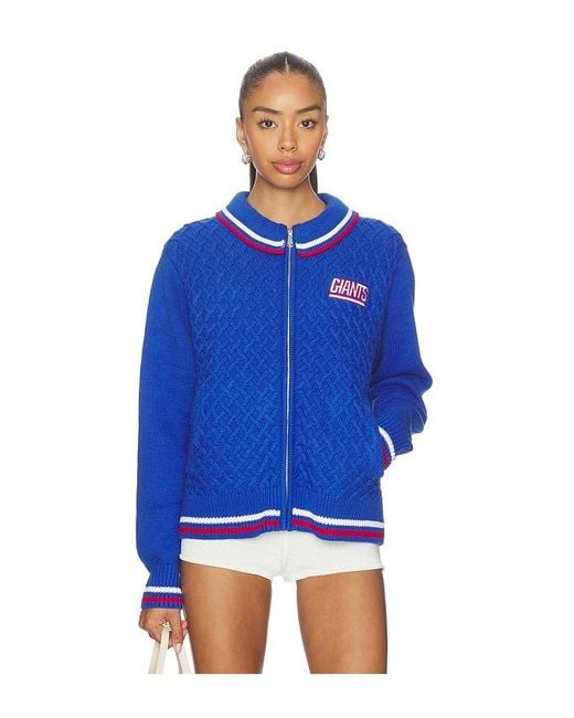 Terez Blue X Revolve Giants Mixed Knit Jacket