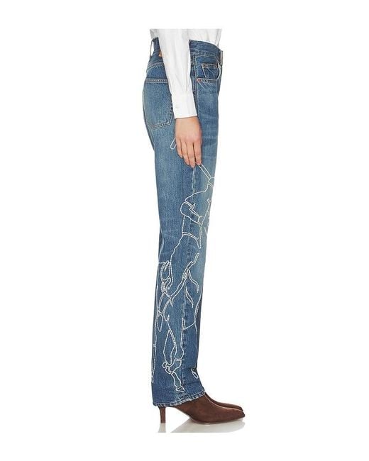 Polo Ralph Lauren Blue Rigid Denim Straight Leg