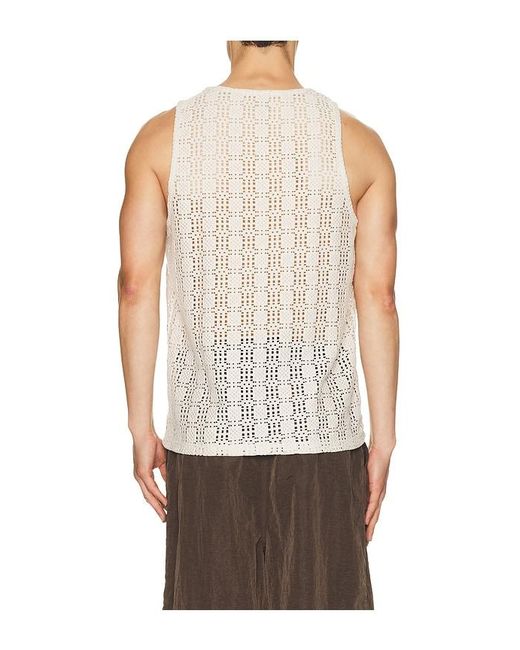 Bather Multicolor Lattice Tank Top for men