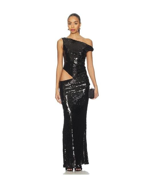 superdown Black Pepper Maxi Dress