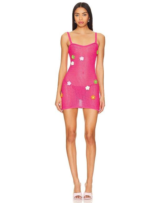 MORE TO COME Red Lawra Mini Dress