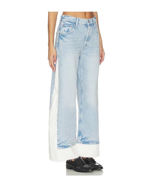 Mother Blue The Nacho Double Dip Nerdy Jeans