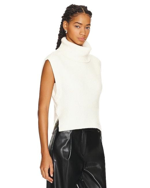 TOP STYLE PULL MAPLE en White Jonathan Simkhai
