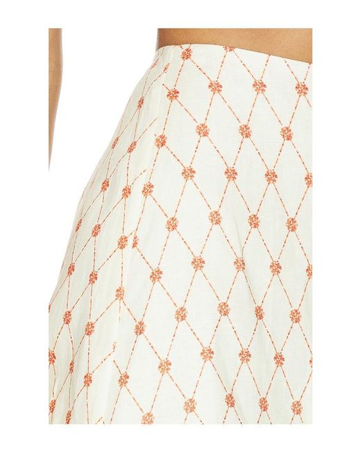Shani Shemer White Elory Mini Skirt