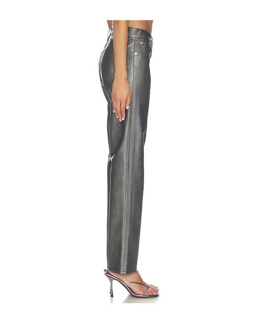 Agolde Gray Low Rise Slim Pants
