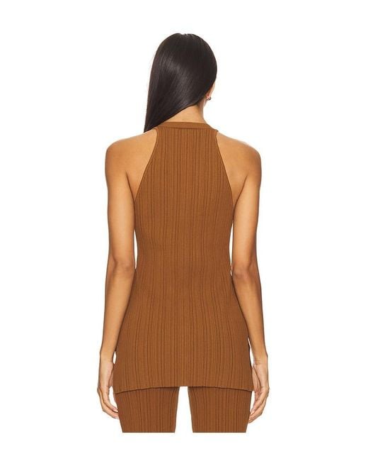 Veronica Beard Brown Dax Knit Vest