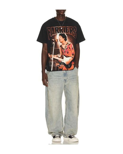 Barriers Worldwide Black X Jimi Hendrix Soul Brother Tee for men