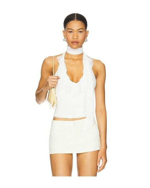 MAJORELLE White Clara Top