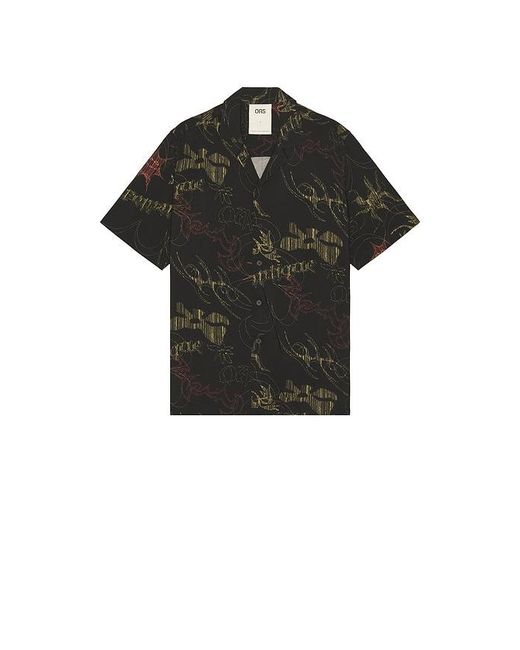 Oas Black Romantique Rocco Shirt for men