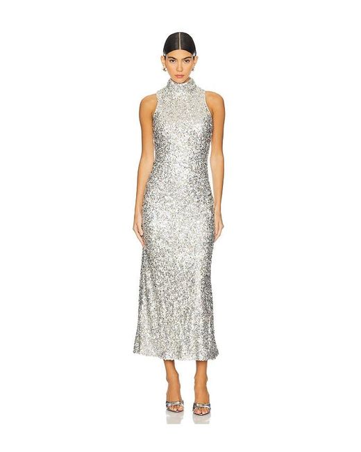Simon Miller Sculpty Sleeveless Sequin ドレス White