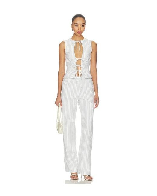ALL THE WAYS White Krissy Pant