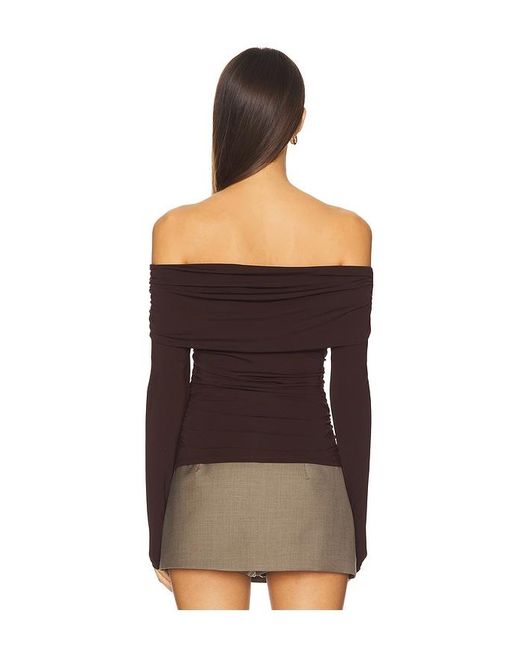 Astr Brown Datia Top