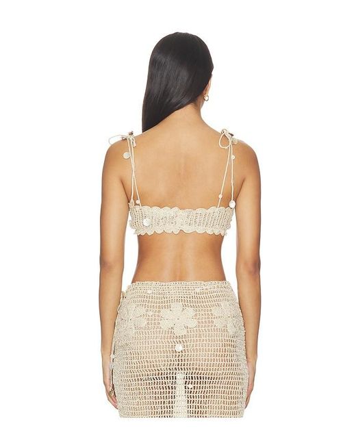 Asta Resort Natural Charlotte Hand Crochet Bralette