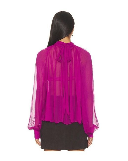 Ronny Kobo Pink Zenia Blouse