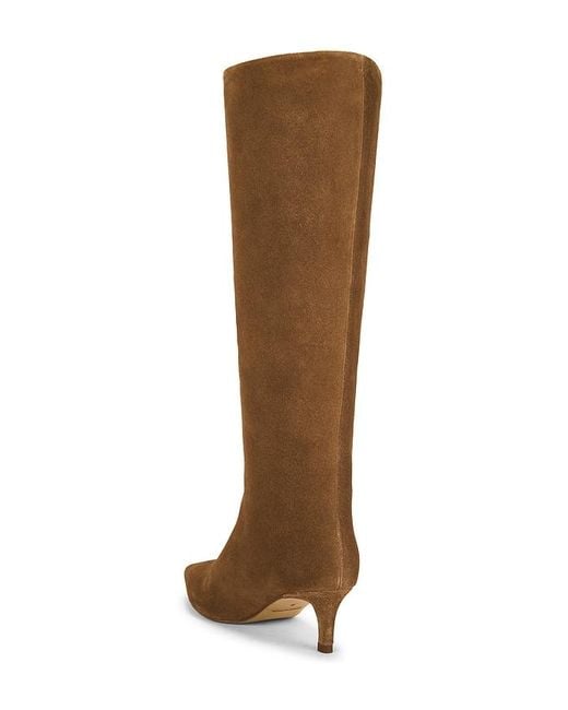 Free People Kiki Kitten Heel Boot in Brown | Lyst UK