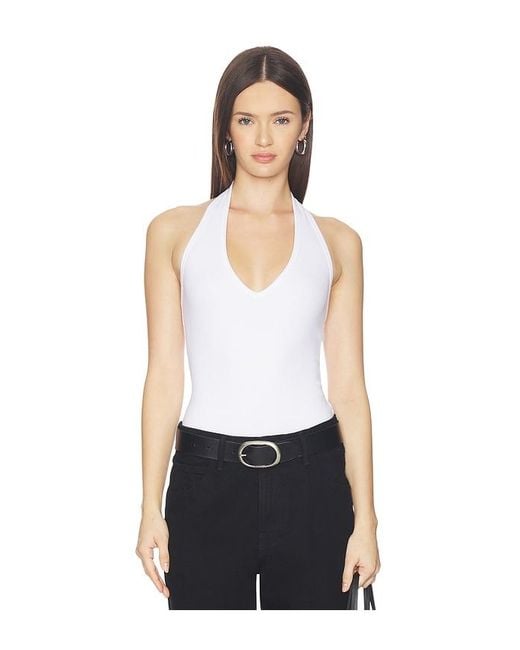 Clique White Calli Bodysuit