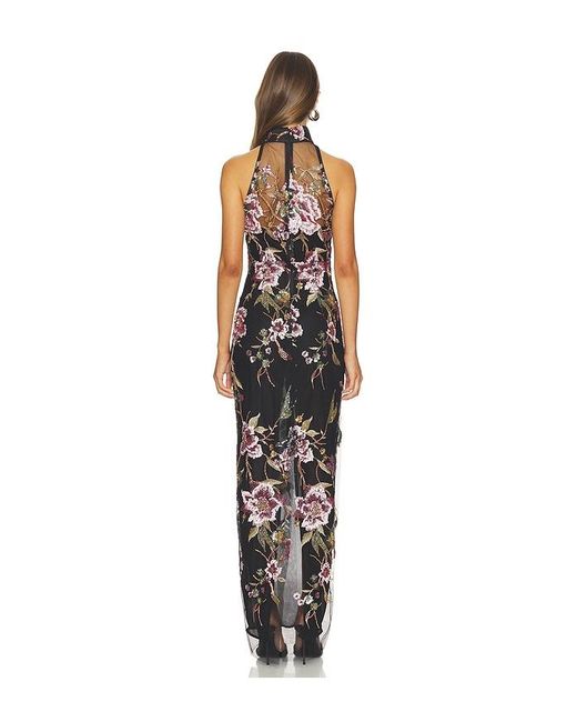 SAU LEE Black Parker Dress