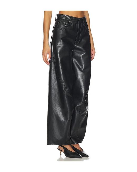 Agolde Black Twist Wide Leg