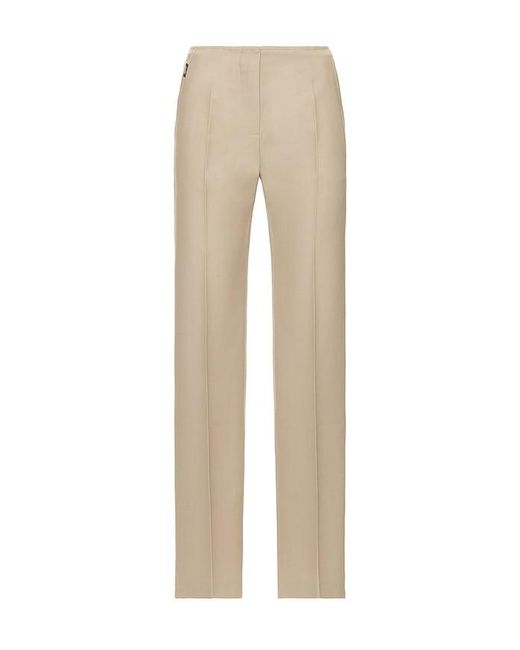 HAELO White Straight Leg Trouser