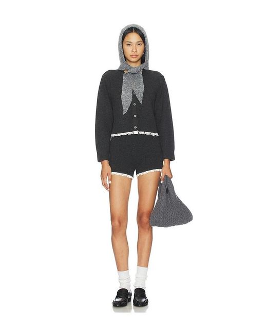 Line & Dot Black Inara Cardigan