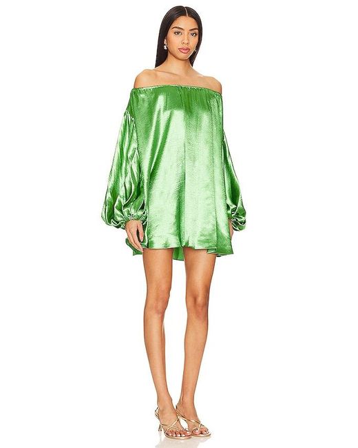Caroline Constas Green Andros Mini Dress