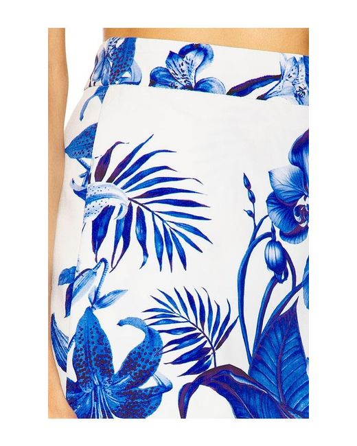 Rococo Sand Blue Mini Skirt