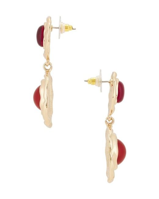 petit moments Red Pica Earrings