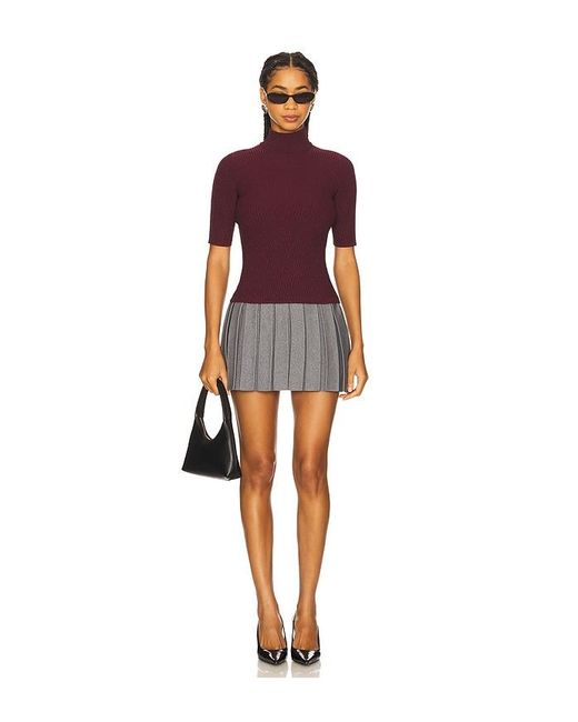retroféte Purple Roselyn Knit Top