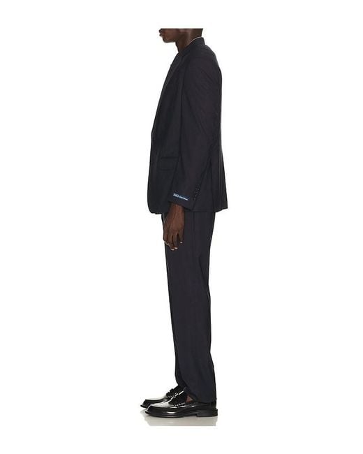Polo Ralph Lauren Black Solid Twill Suit for men