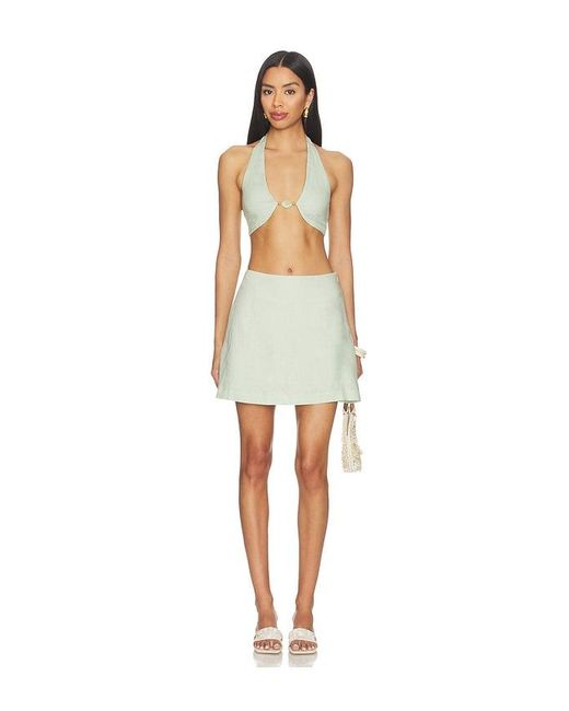 Shani Shemer Multicolor Sap Mini Skirt