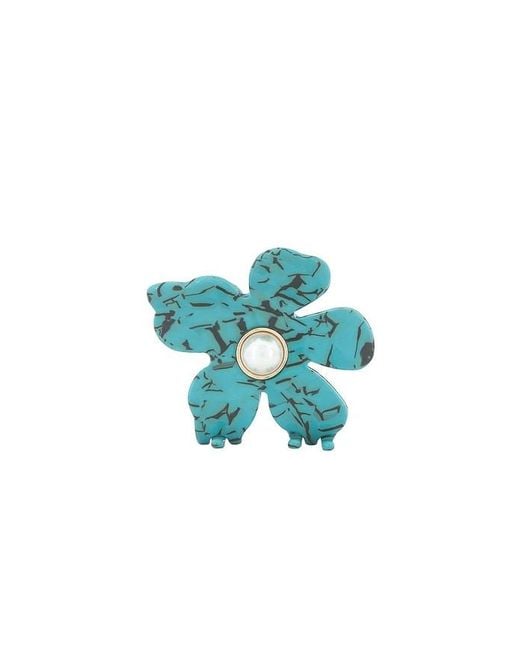 Lele Sadoughi Blue Lily Claw Clip