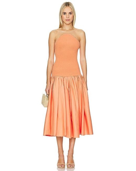 Alexis Orange Kamali Dress