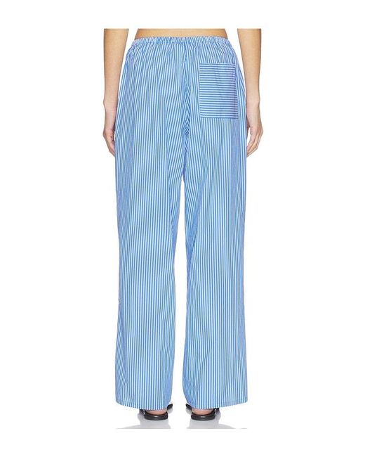 GOOD AMERICAN Blue Poplin Pull On Pants