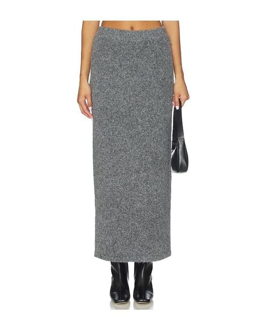 Line & Dot Gray Sonora Sweater Skirt