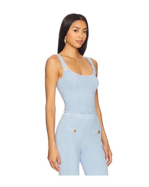 retroféte Blue Aloe Knit Top