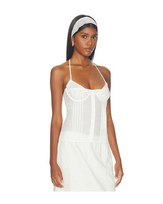 Miaou White Cassandra Top