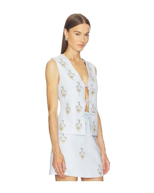 Rosewater House White Sarv Vest