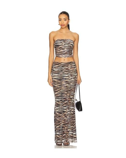 superdown Multicolor Gisela Maxi Skirt Set