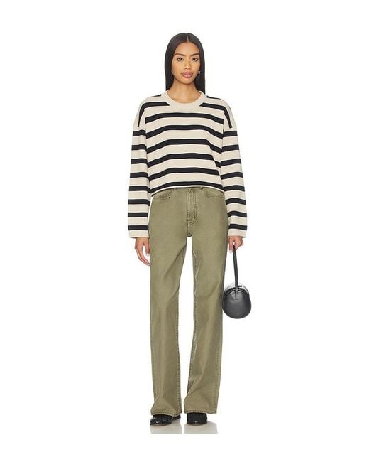 Denimist Multicolor Cropped Stripe Sweater