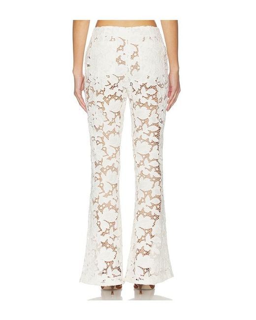 Tularosa White Alino Flare Pant