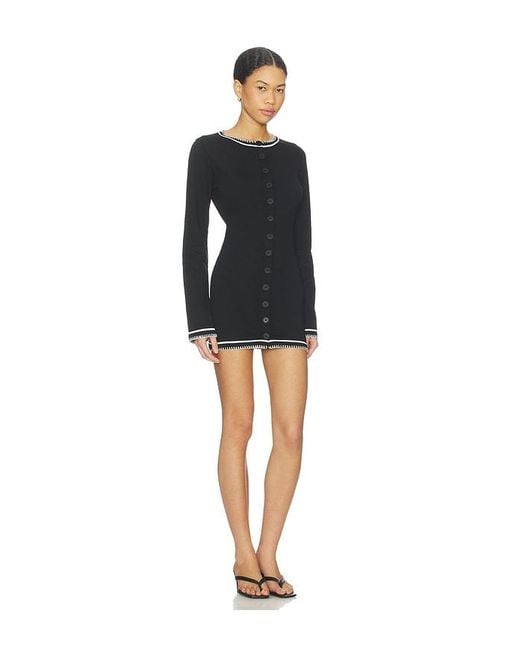 SNDY'S Black Beverly Knit Mini Dress