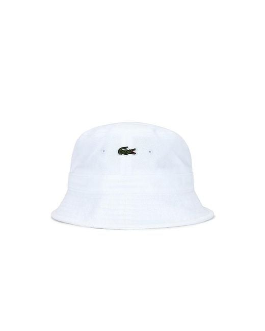 Lacoste Hut in White für Herren