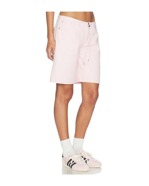 Still Here White Cool Mid Rise Shorts