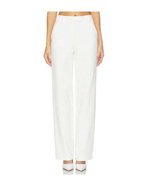 Camila Coelho White Enzie Pant