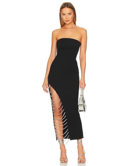 Nbd Black Dana Midi Dress