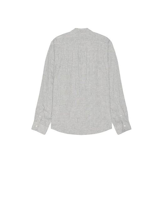 Camisa De Manga Larga Seperate Placket En Color Verde Talla (También En S, Xl/1X) Vince de hombre de color White