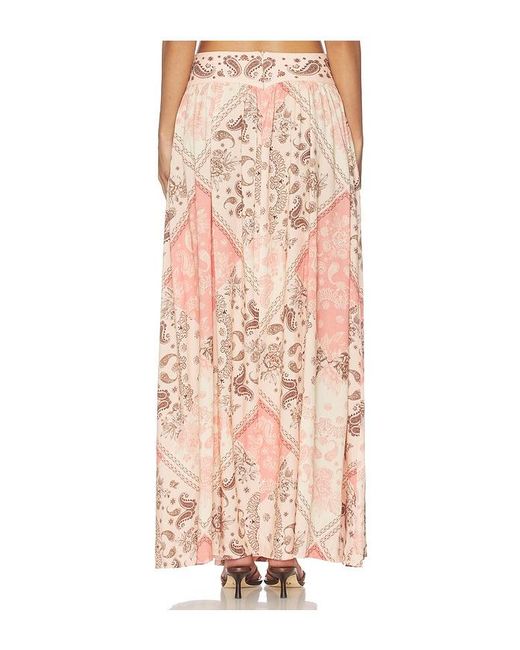 Agua Bendita Pink X Revolve X Revolve Tropic Maxi Skirt